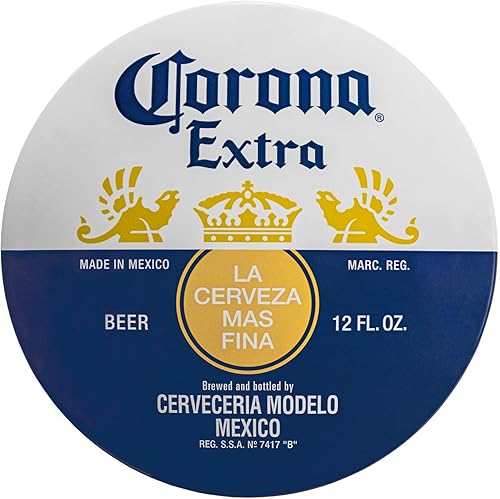 Miniatura 4 de American Art Decor Letrero de metal con forma de cúpula – Decoración retro de habitación para bar, cueva de hombre, garaje, sala de juegos, Corona