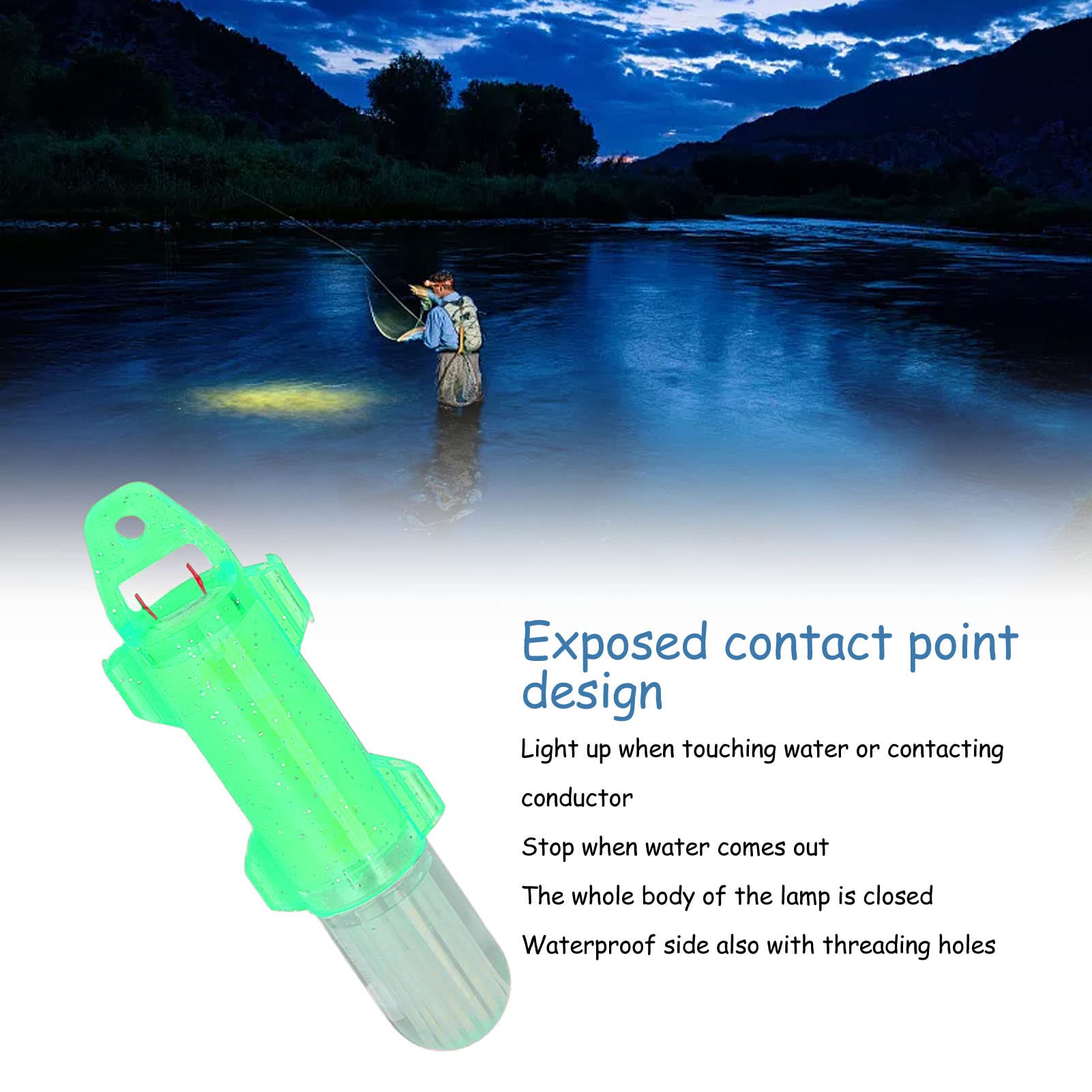 Acquista 1Pc Led Lampada Pesce Mini Richiamo di Pesca Luce Led Deep Drop Subacquea a Forma di Occhio Pesca Calamari Esche da Pesca Richiamo Luminoso in Italia a partire da 1.6