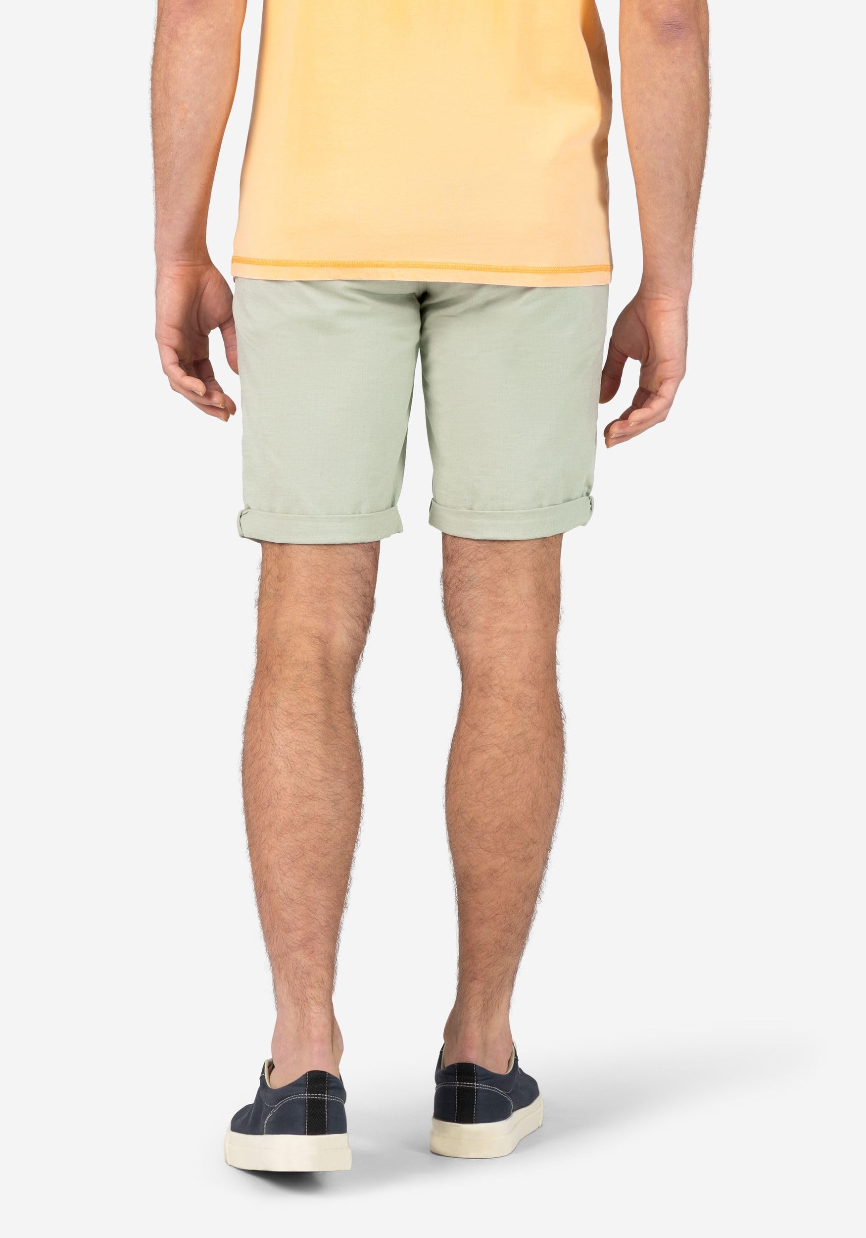 Timezone Herren Chino Shorts in Farbe:Braun;Größe:31W (Stück) | Baumwolle | Regular Fit | unifarben | atmungsaktiv | Reißverschluss | modisch-Style | ideal für Basic
