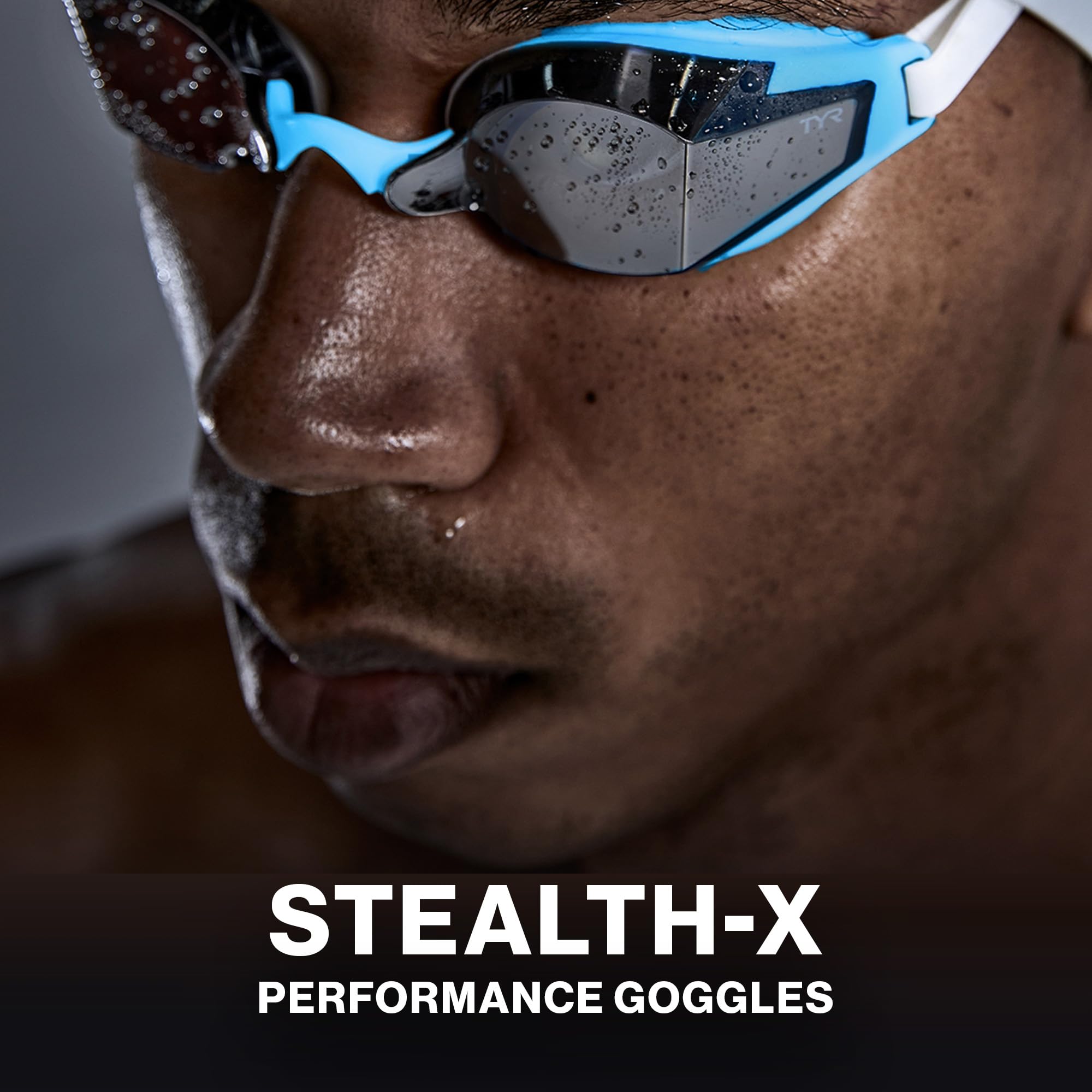 TYR Stealth-X Race Mirrored Adult Swim Goggles