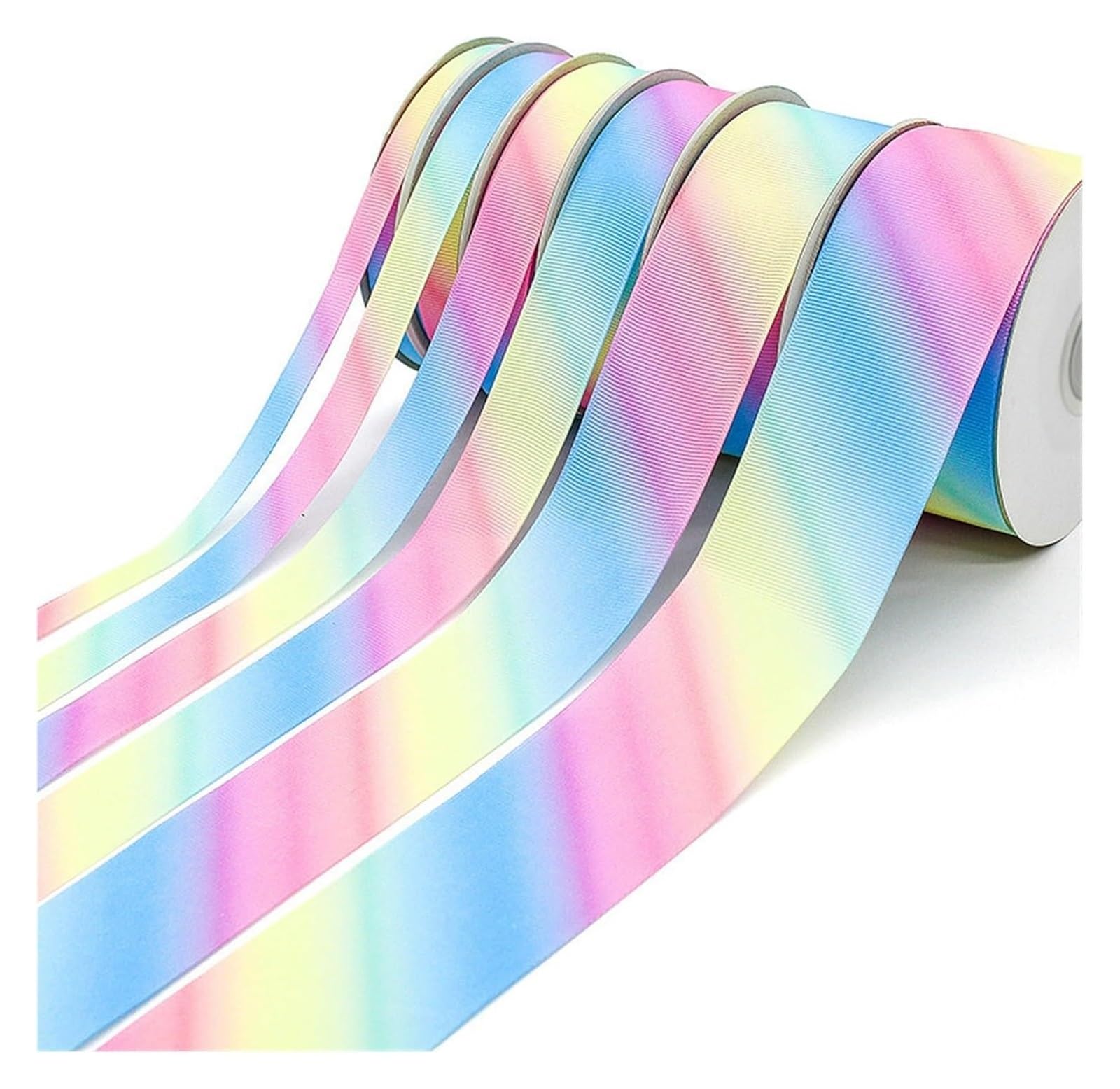 Cintas para envolver tartas, Cinta de grosgrain varios anchos, paquete 2 rollos 25 yardas(50MM Wide)