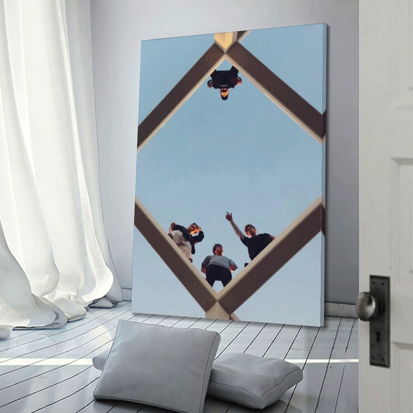DLJGDS Poster da parete su tela con immagine di squadra aerea sportiva estrema, decorazione moderna per camera da letto, 60 x 90 cm