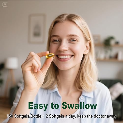 Miniatura 6 de 150 cápsulas blandas de aceite de orégano con aceite de semilla negra, suplemento de orégano 2 en 1 para la salud inmunológica, conserva carvacrol y