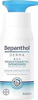 Bepanthol DERMA Feuchtigkeitsspendende Körperlotion, Körperpflege für empfindliche und trockene Haut, dermatologisch gete...