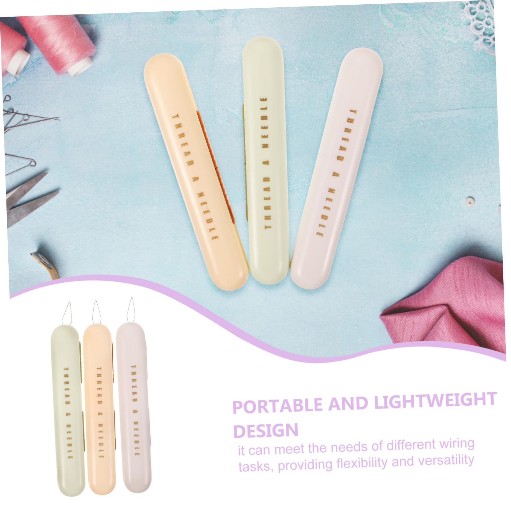 VILLCASE 12pezzi e Infilatore Attrezzo per e Rimuovere per e Crafting Colori Grigio Giallo