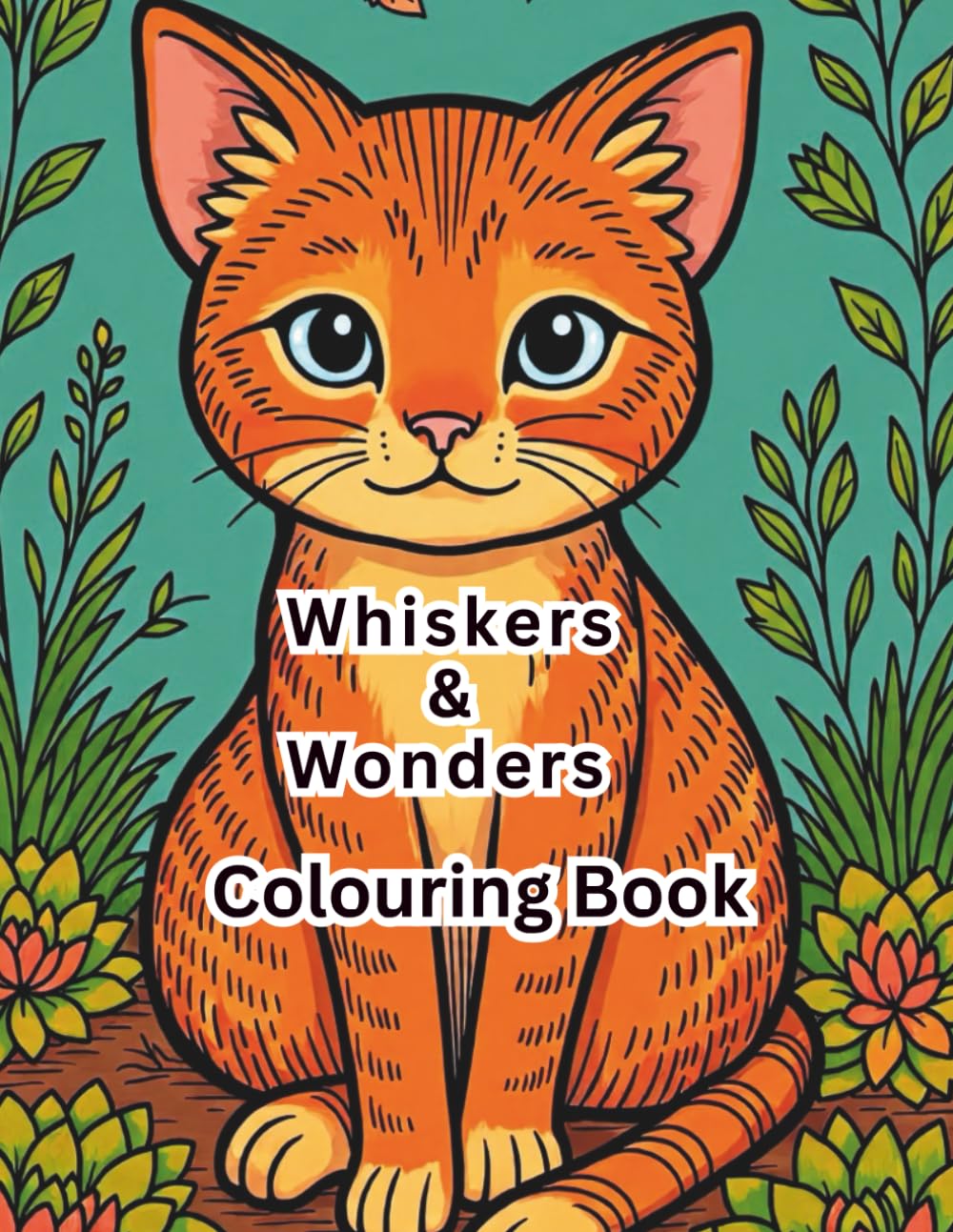 Whiskers & Wonders: Beautiful and Fun Cat Coloring Book for Kids and Adults with Playful Kittens, Cozy Scenes, and Relaxing Patterns: A Purrfect Coloring Adventure for Cat Lovers of All Ages