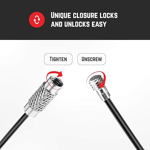 Miniatura 4 de Llavero grande de alambre de cable para coche, llaveros de bucle resistente, anillos de mosquetón de acero inoxidable