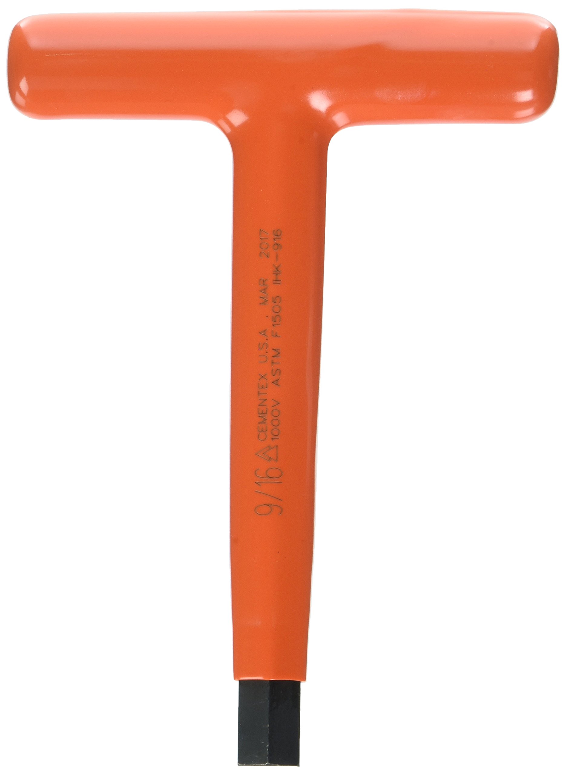 Cementex HKS-8T916 T Handle Hex Wrench Set, 8-Piece - Adjustable