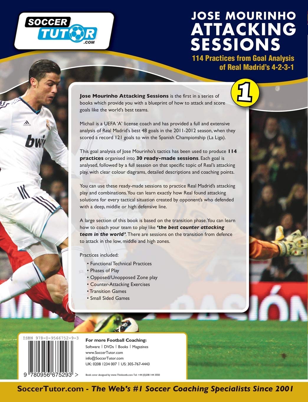 Jose Mourinho Attacking Sessions - 114 Practices from Goal Analysis of Real Madrid's 4-2-3-1