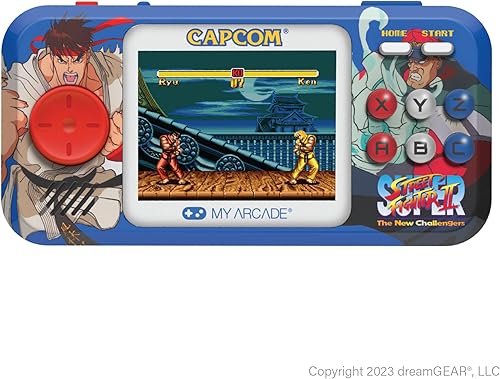 Miniatura 9 de My Arcade Street Fighter II Pocket Player Pro: Consolas de juegos portátiles retro con licencia oficial de Capcom, 2 juegos en 1