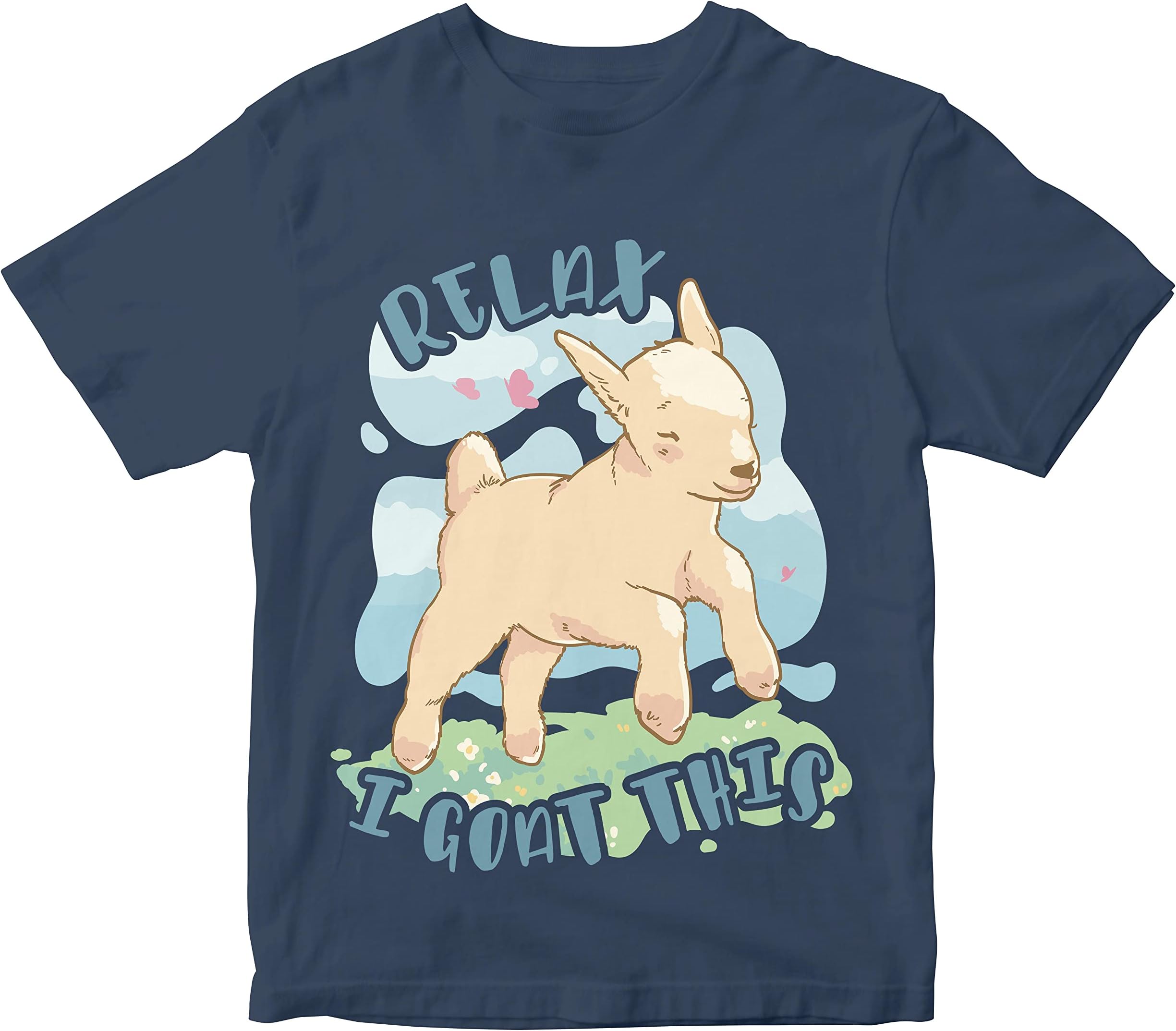 Heybroh Kids T-Shirt Relax, I Goat This 100% Cotton Boy's Girl's Regular Fit Unisex T-Shirt