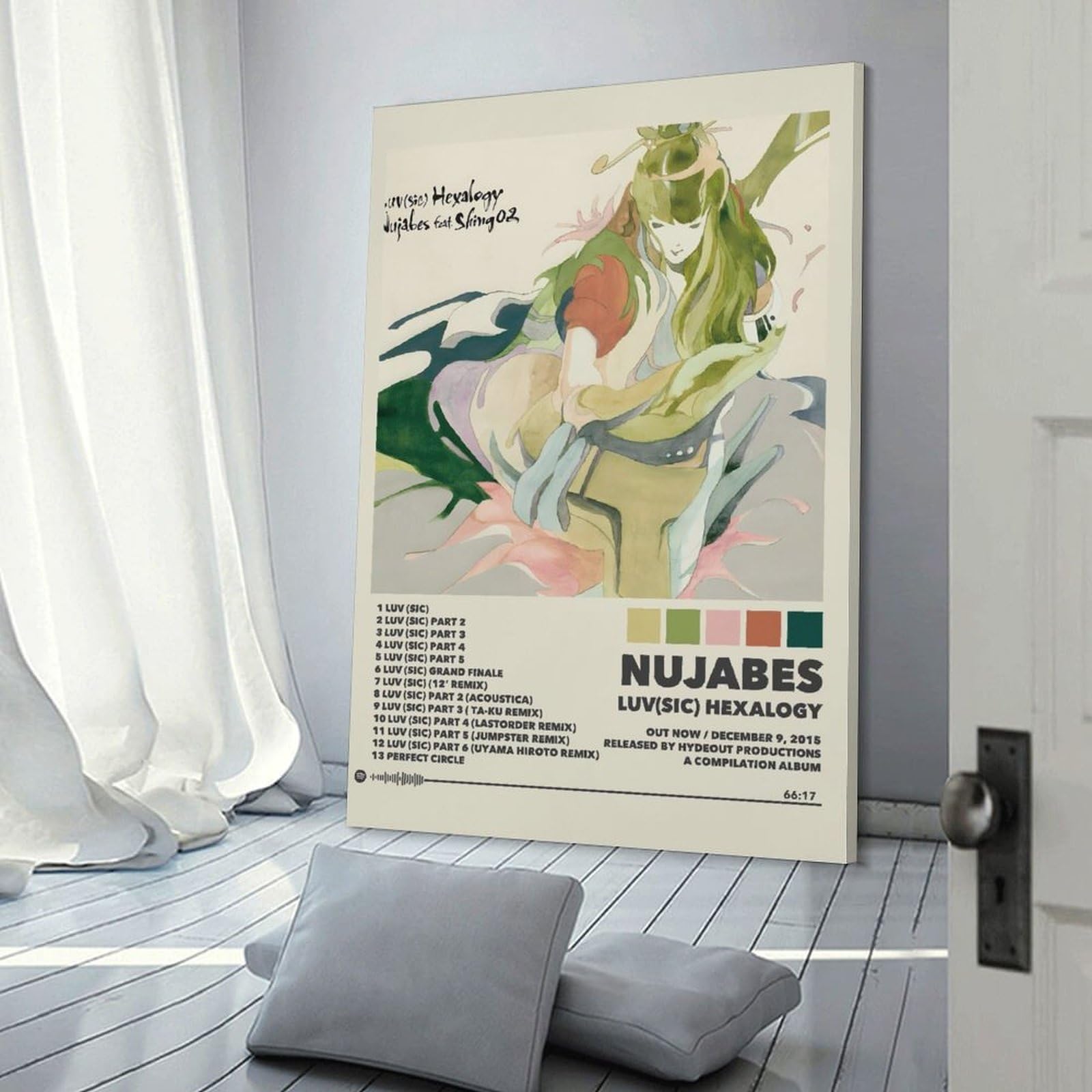 Nujabes - Luv(sic) Hexalogy Canvas Poster Bedroom Decoration 
