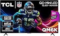 TCL 65QM6K 65-Inch Mini LED QLED 4K Smart TV 2025 - 144Hz Refresh, Halo-Free Contrast, Dolby Atmos Onkyo Audio
