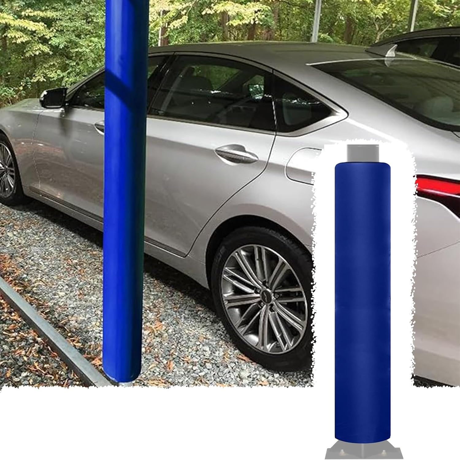 Pole Wraps for Basement Column, Indoor Padded Pole Wrap Gymnasium/Basement/Playground, Round Canopy Poles Protector Padding, Crash Pad Cover Indoor Outdoor