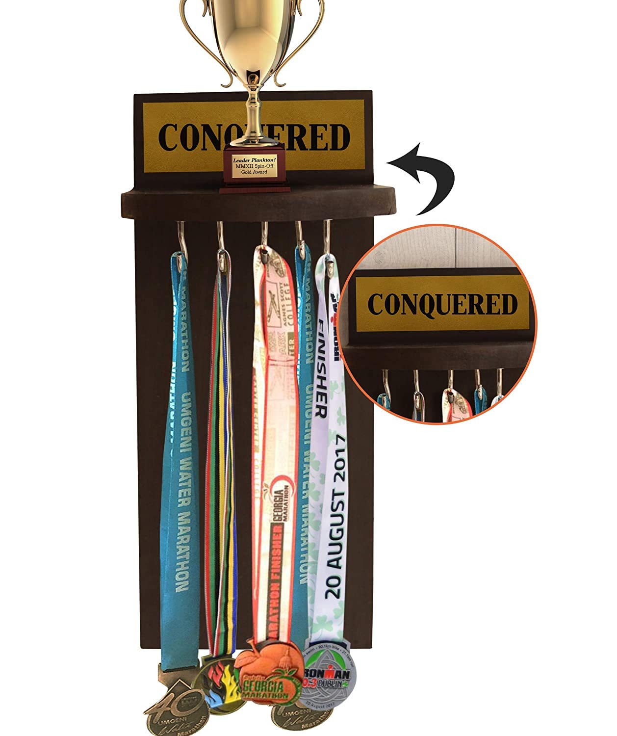 See full amazon price history chart for TIED RIBBONS Medal and Trophy Holder for Wall Hanging Home Office Hanger Stand Display Rack for Sports Cricket Cyclists Academics (Handcrafted, Wood) TIED RIBBONS Medal and Trophy Holder for Wall Hanging Home Office Hanger Stand Display Rack for Sports Cricket Cyclists Academics (Handcrafted, Wood) (B07RCGSHQ9) Amazon Price History, Amazon Price Tracker