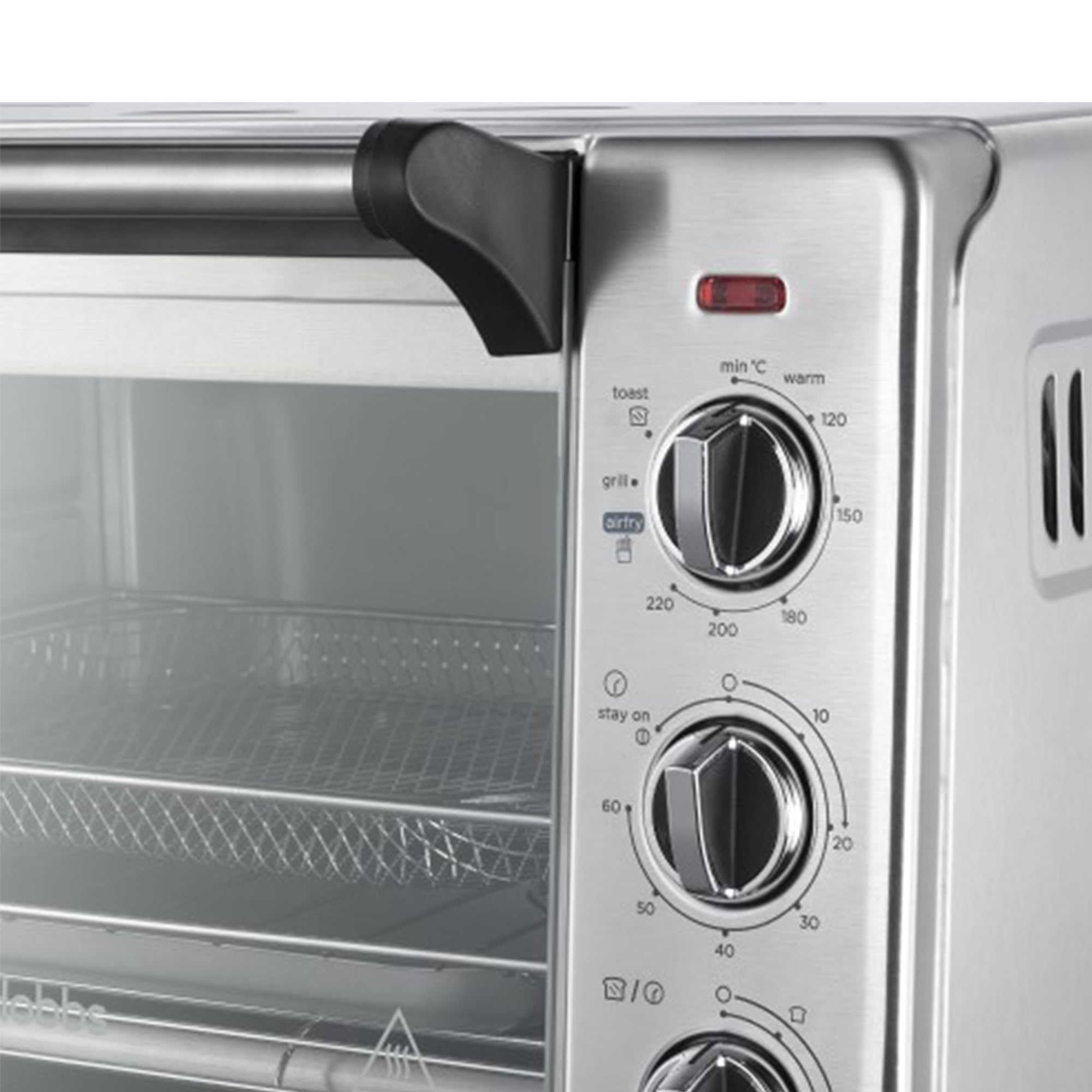 Russell Hobbs Fornetto Elettrico Multifunzione 5-in-1 - Friggitrice ad aria calda, Mini forno, grill, Tostapane, Funzione riscaldamento - 20 l, pizza 30 cm, Cestello, Teglia, Griglia, 26680-56