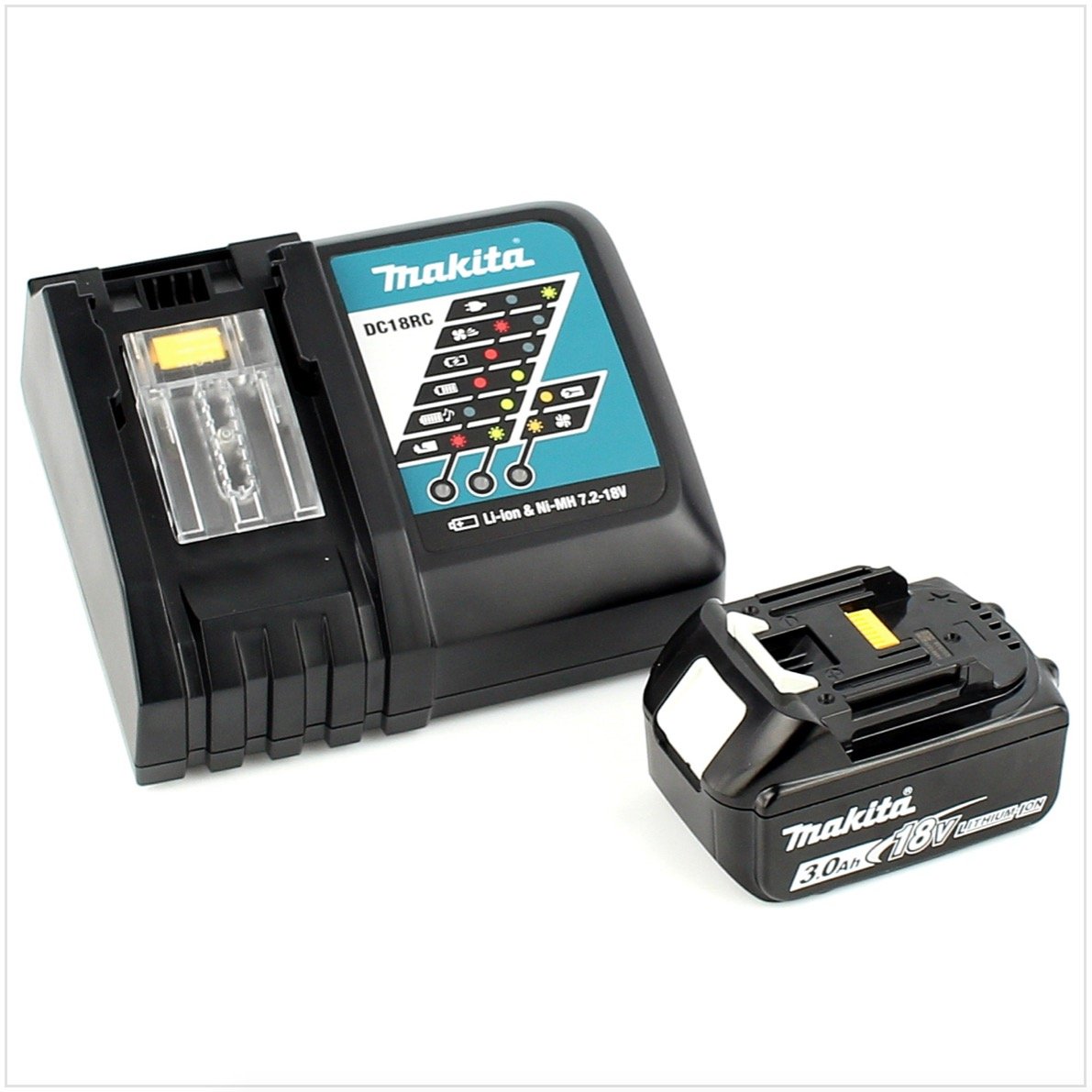 Makita DTW 1002 RF1J akumulatorowa wkrętarka udarowa 18 V 1050 Nm + 1 x akumulator 3,0 Ah + szybka ładowarka w Makpac 3