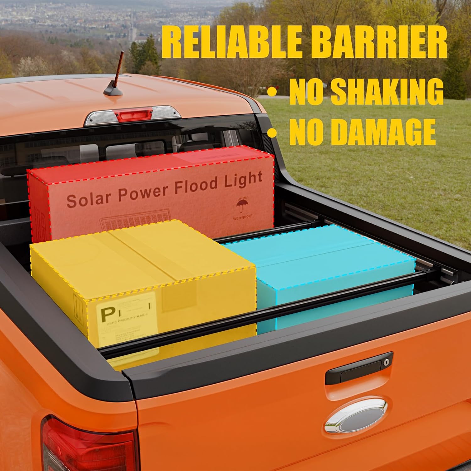 Cargo Bars Compatible with 2022-2025 2026 Ford Maverick Truck Bed Rack Crossbars Divider Pickup Side Rail Bars Sliding T-Slot Crossbars for 2024 Maverick Accessories (2PCS)