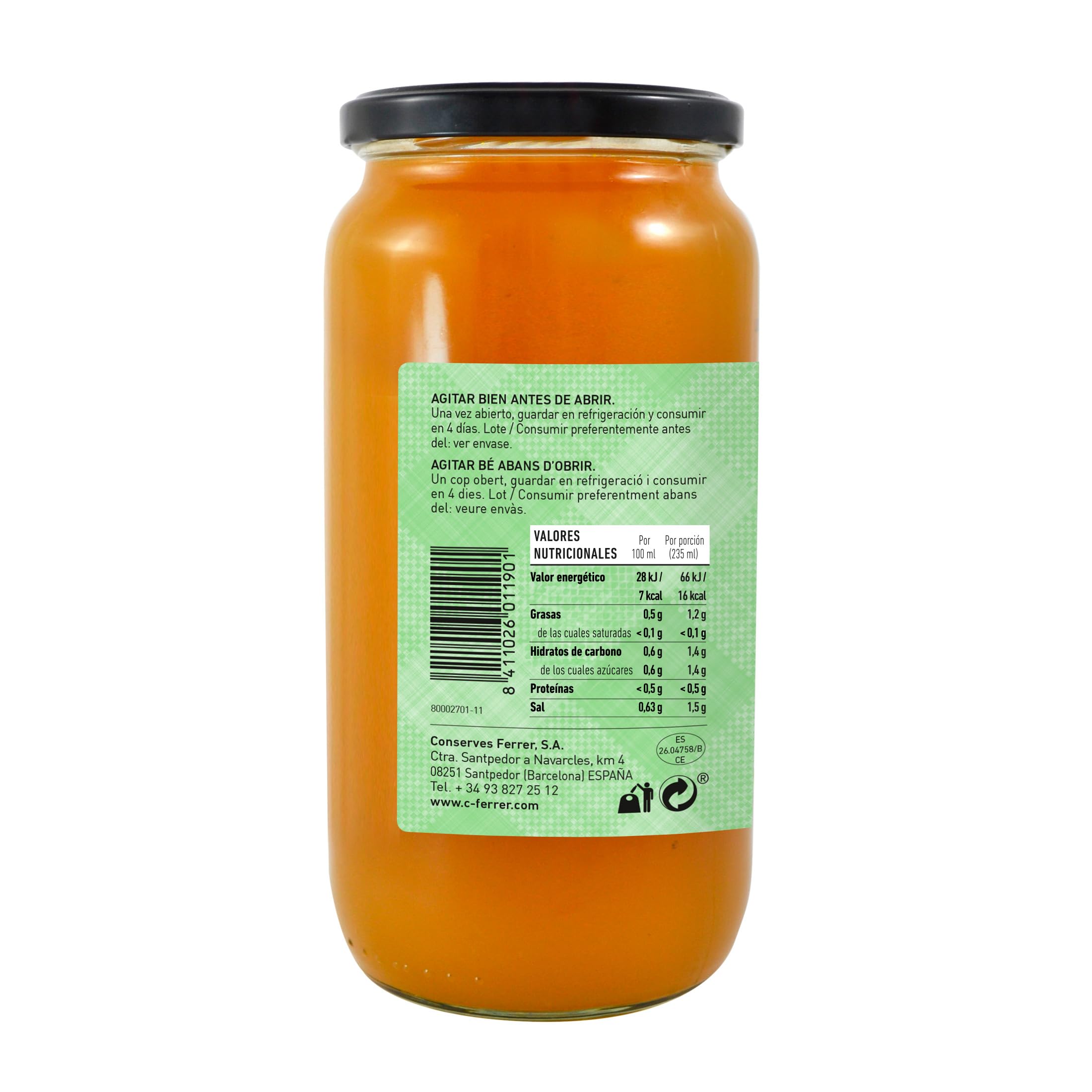 CALDO DE VERDURAS FERRER 940 ml