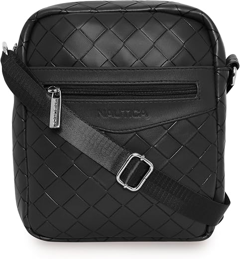 Nautica Stylish Unisex Sling Bag | Sling Bags with Adjustable Strap | Spacious Compartment | Crossbody Bag For Men &amp; Women...
