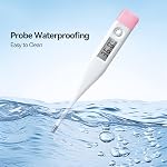 Digital Oral Thermometer for Adults and Children with LCD Display, Oral Thermometer for Baby with Fever Alarm Rectal & Underarm Use, Fast Reading Thermometer