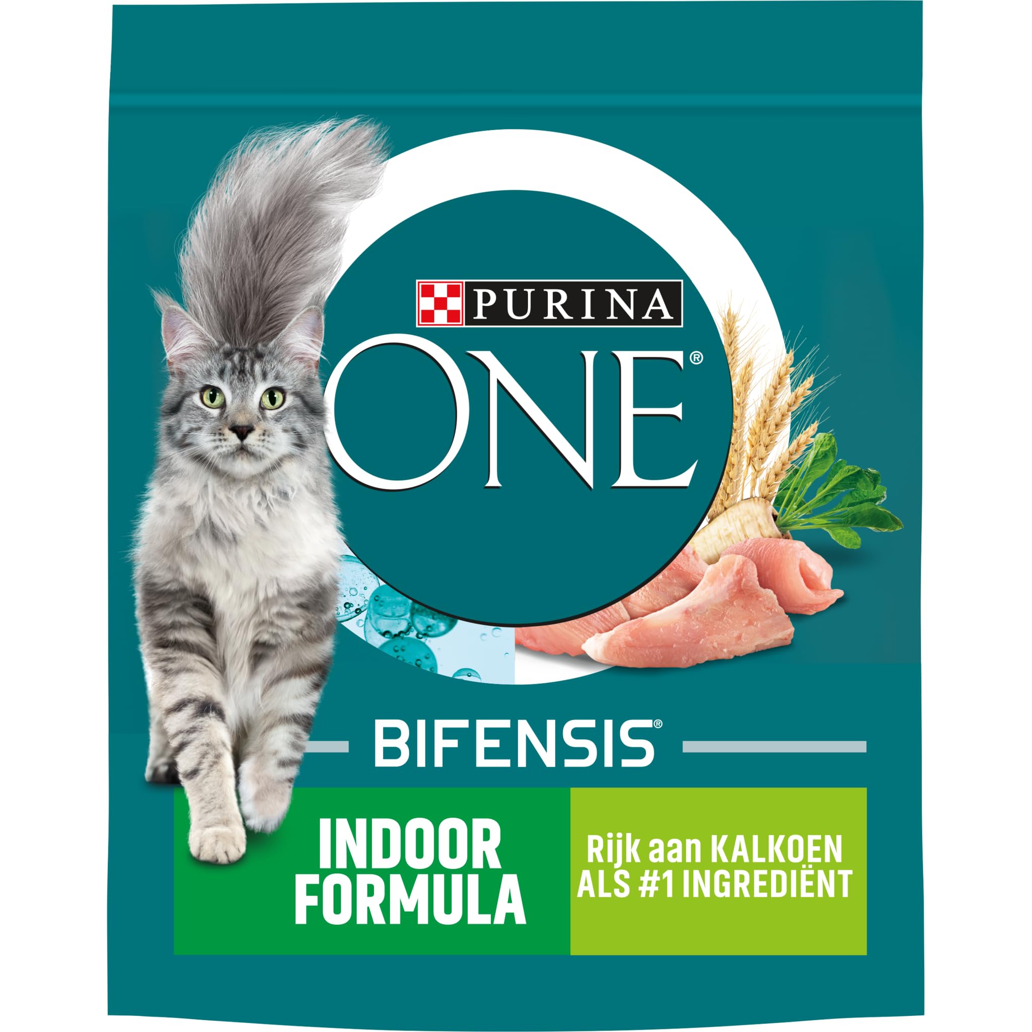 One Indoor Formula cibo per gatti tacchino, 1,5 kg