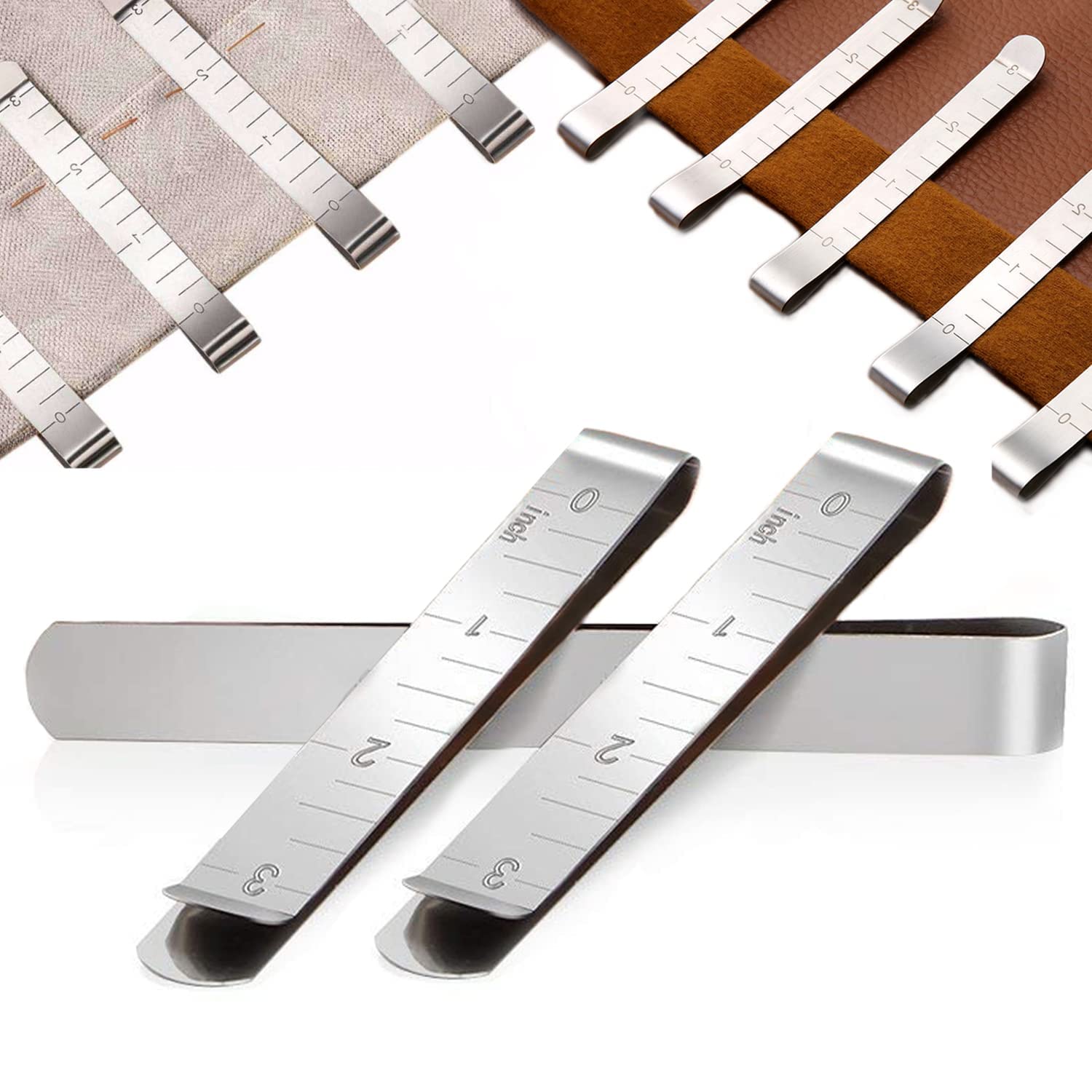 Excefore Sewing Clips,Precision Rulers, for Sewing, Quilting, and Crafting - Professional Measuring and Marking Accessories