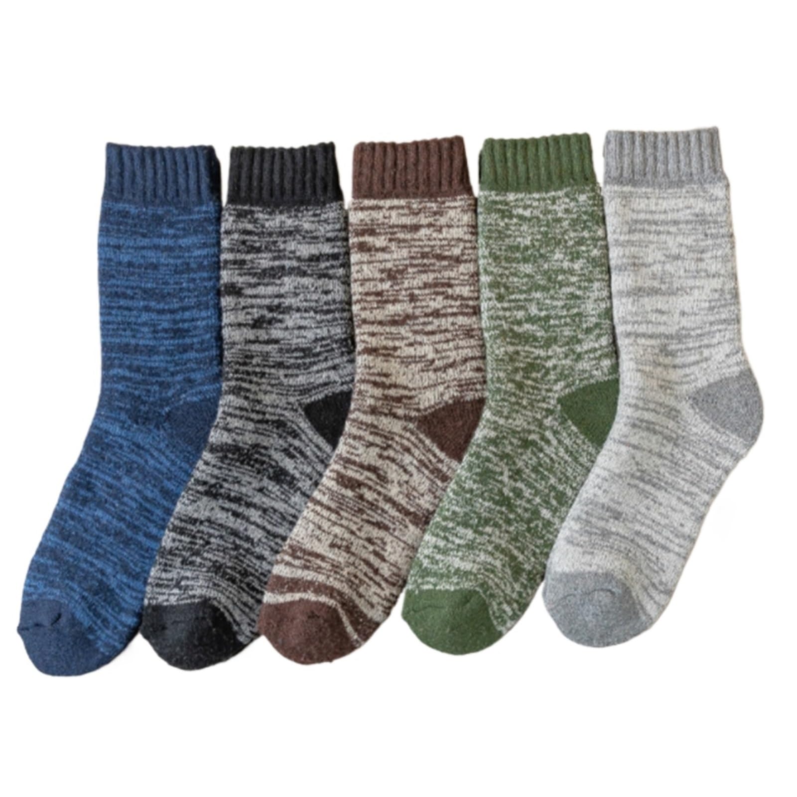 Wintersocken Bettsocken 5 Paar Dicke Warme Wintersocken For Damen Und Herren, Skistiefel For Kaltes Wetter Warme Flauschige Socken