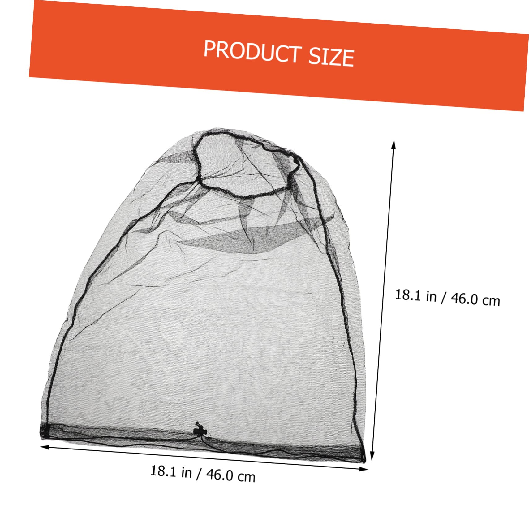 GALPADA Moskito-Hut Kopfnetz Hut Mit Moskitonetz Campingcoutch Gartenhüte Anglerhüte Midge Repellent Schutz Sonnenhut Im Freien Sonnenhut Für Männer Polyester Black