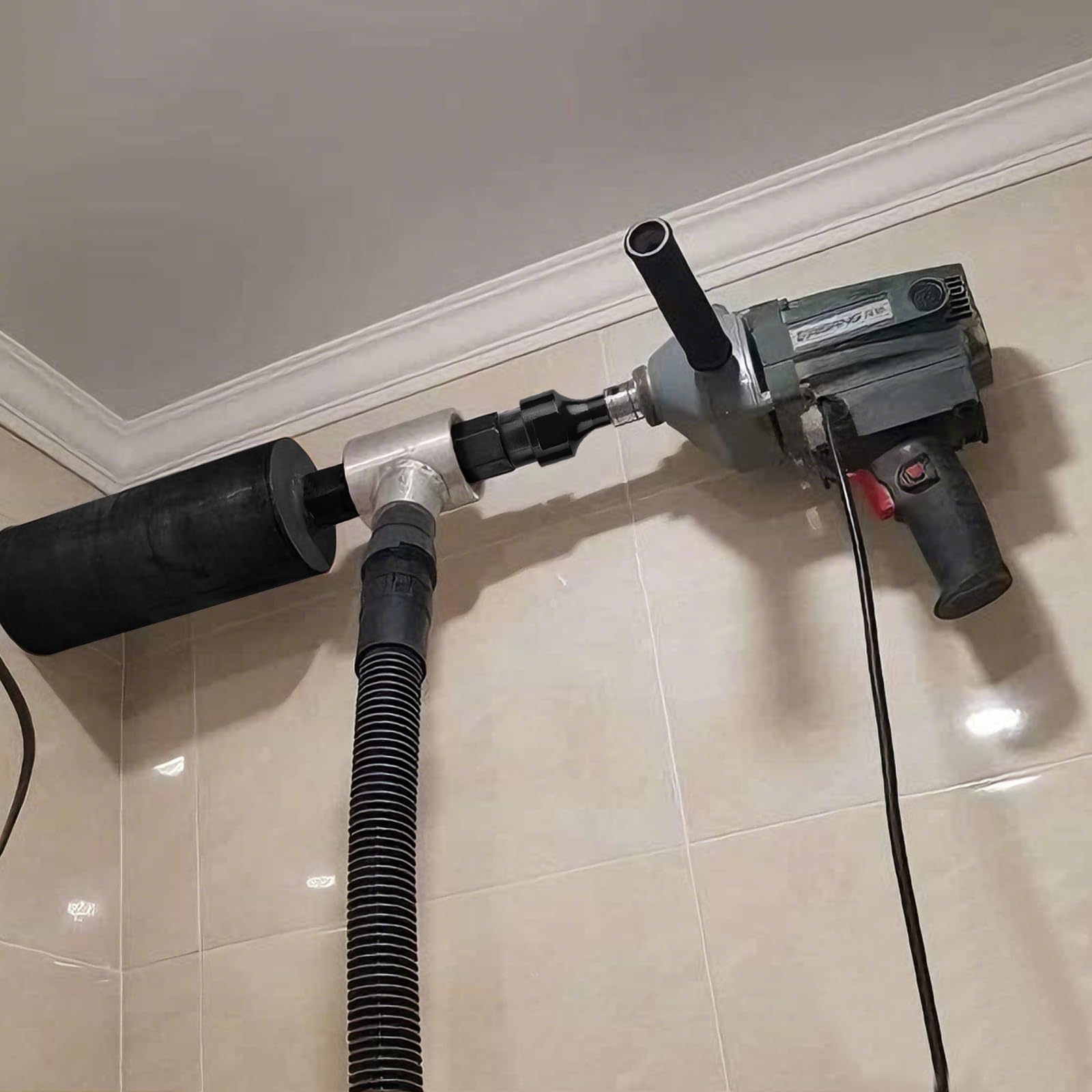 CPROSP 1¼" UNC 110mm Diamentowa korona wiertnicza z 400 mm przedłużeniem wiertła rurowego i adapterem SDS MAX, zestaw wierteł wiertniczych do wiercenia w betonie