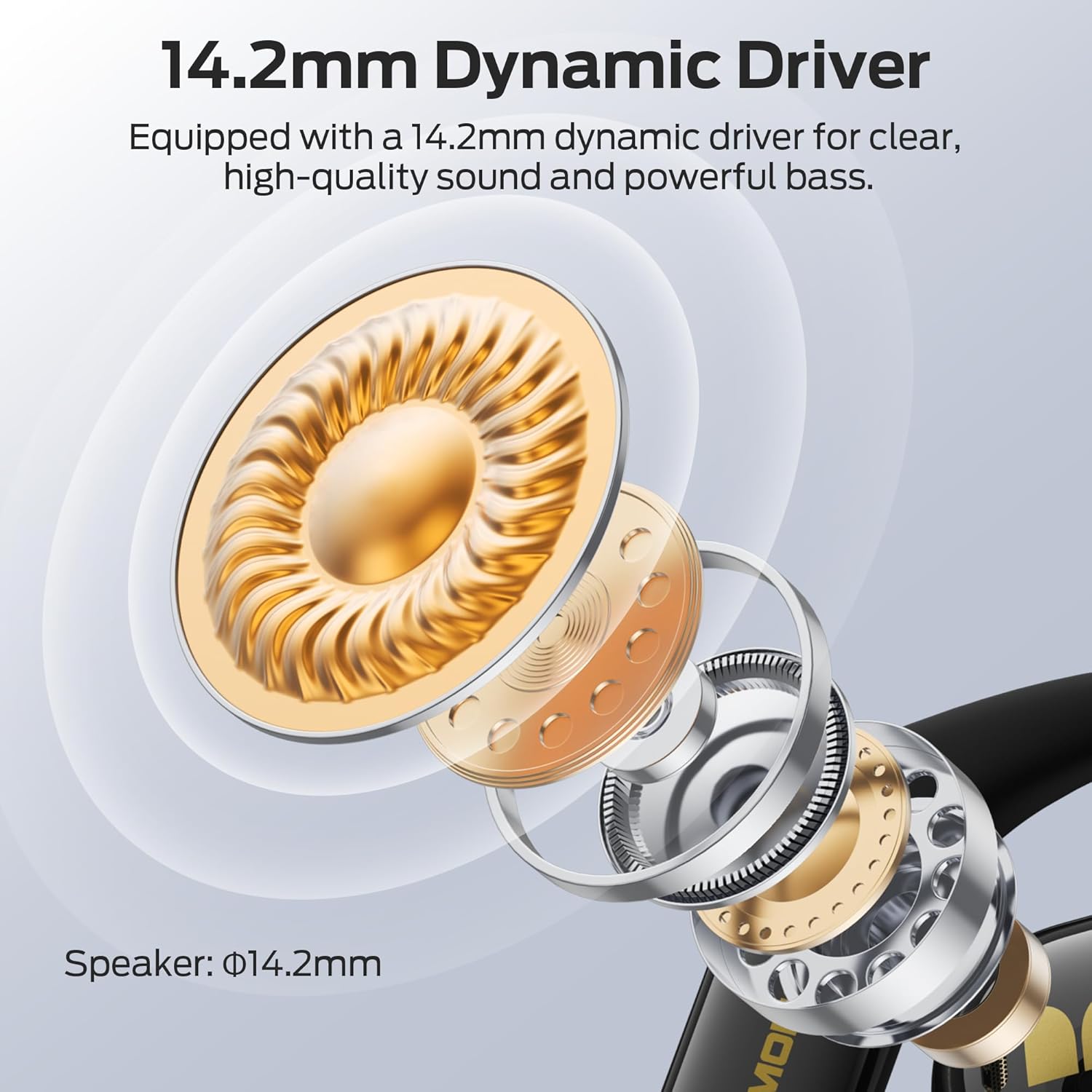 Monster Open Ear AC326 Headphones in charging case