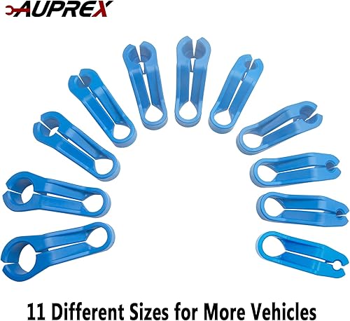 Miniatura 3 de AUPREX Juego de 11 herramientas de extracción de desconexión de CA y línea de combustible para Ford y otros, kit de desconexión rápida de línea de