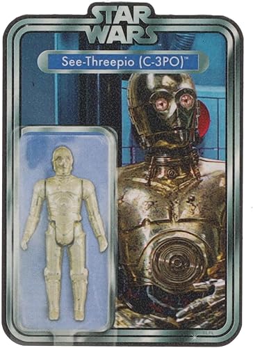 AQUARIUS Star Wars C3PO - Figura de acción con imán para refrigerador, casillero, pizarra blanca y sala de juegos, productos y coleccionables con