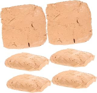 ARTIBETTER Juego De 6 Arcillas De Modelado Para Hechas A Mano De Secado Al Aire Para Cerámica Para Horno Sin Autoadhesivas Color Beige