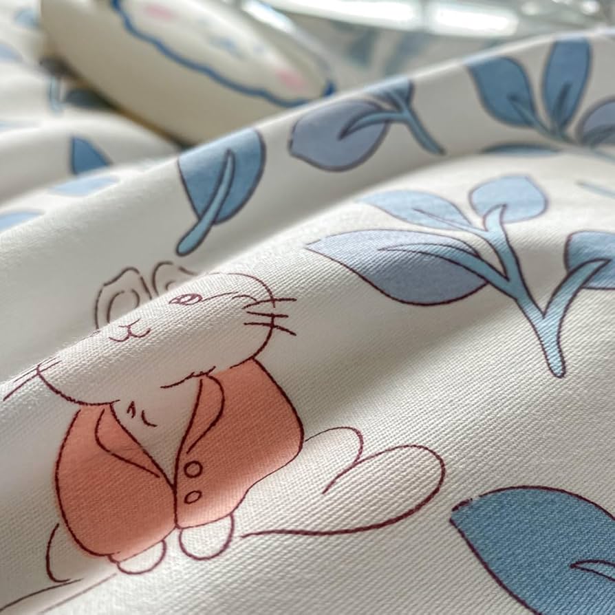 Amazon｜布団カバー 綿 100％ 花柄3 150*200a*3 セミダブル 4点セット