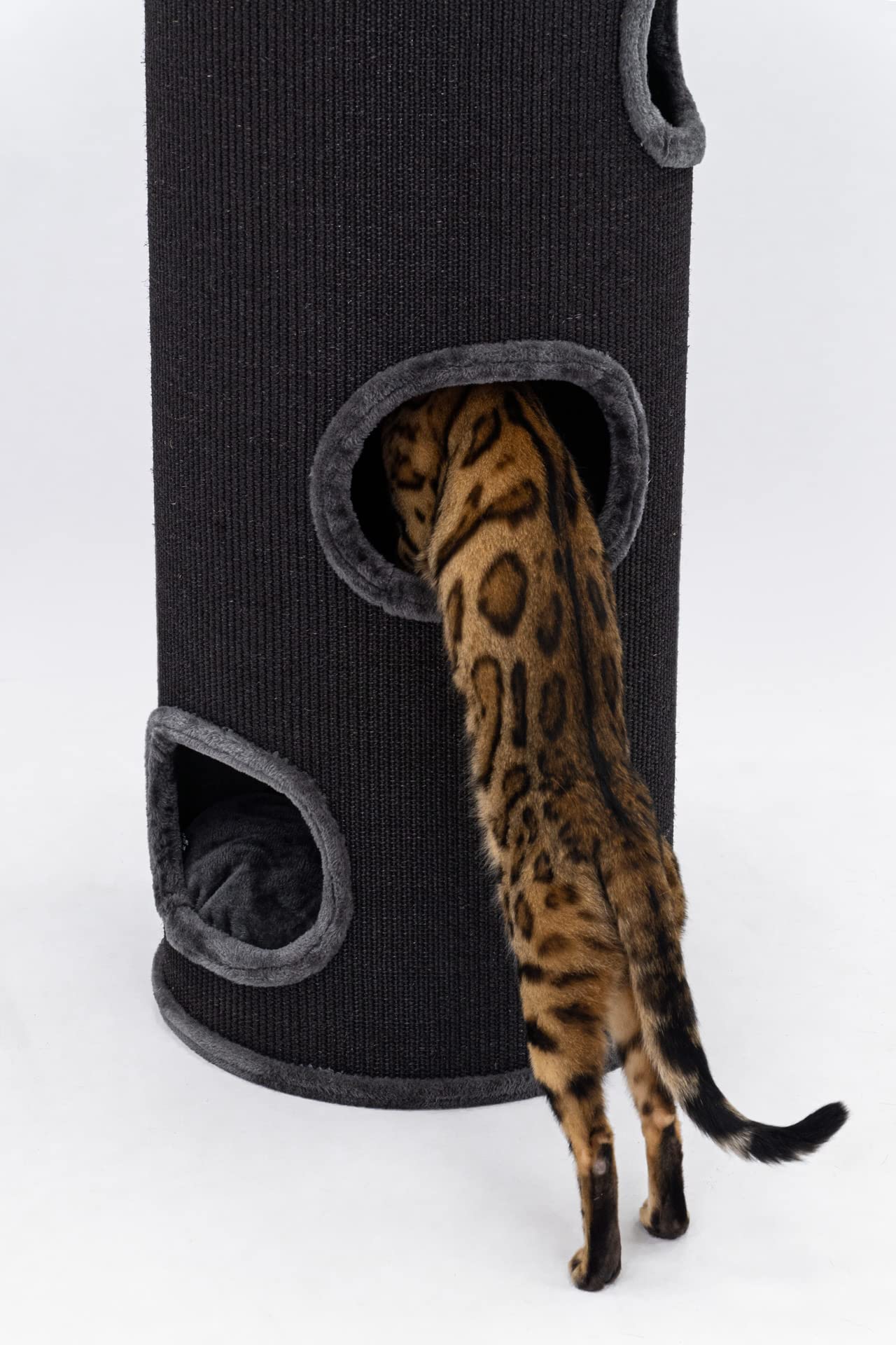 Petrebels Griffoir Dome 110 Noir, Ø 45 x 110 cm de Haut, qualité Premium et Extra Stable/Lourd