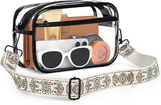 Clear Bag For Stadium Events, Clear Purse for Women Stadium Approved Crossbody Bags, Bag for Concerts Sports Events Festivals