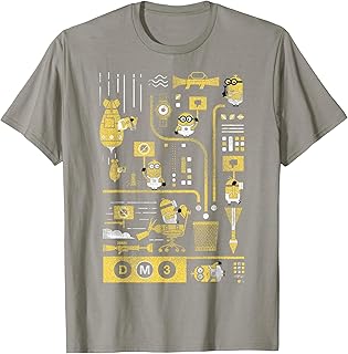 Despicable Me Minions All Bad Ideas Graphic T-Shirt T-Shirt