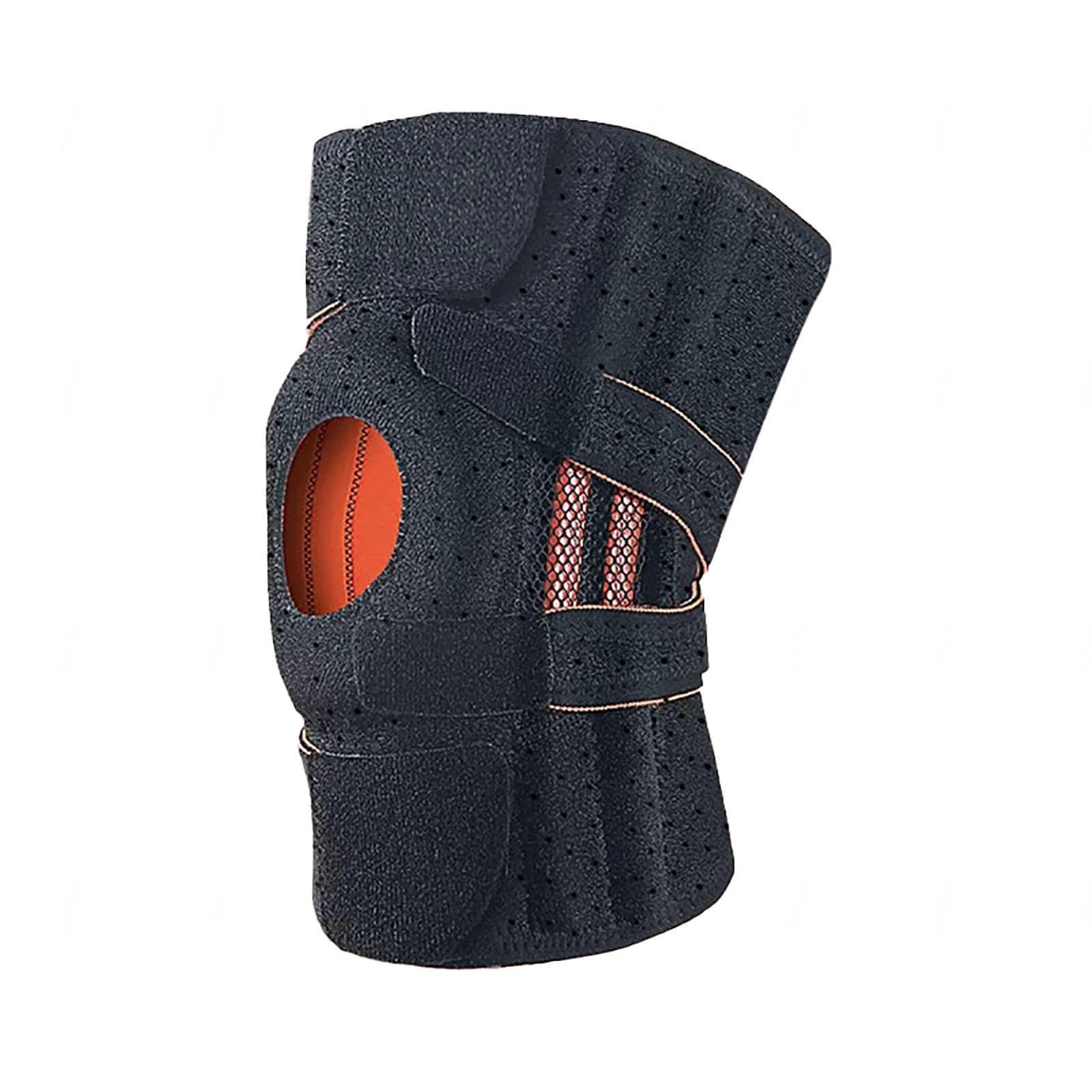 Rodillera con Estabilizadores Laterales, Soporte de Compresión Ajustable para Hombres y Mujeres, Dolor de Artritis, Recuperación de Lesiones, Correr, Entrenamiento,A