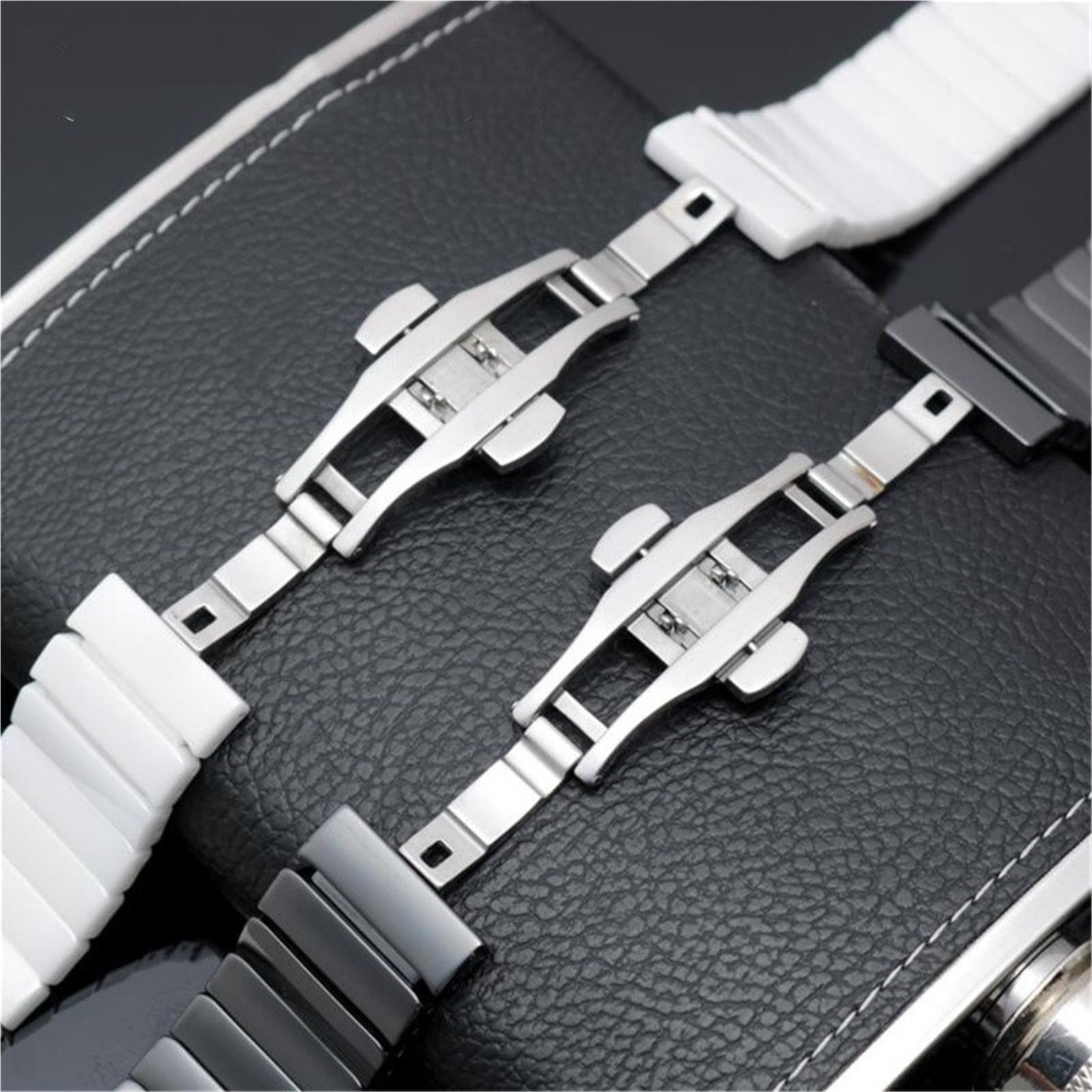 Uhrenarmband aus Edelstahl mit Schnellentriegelung, 20–24 mm, Unisex, Ersatzarmband