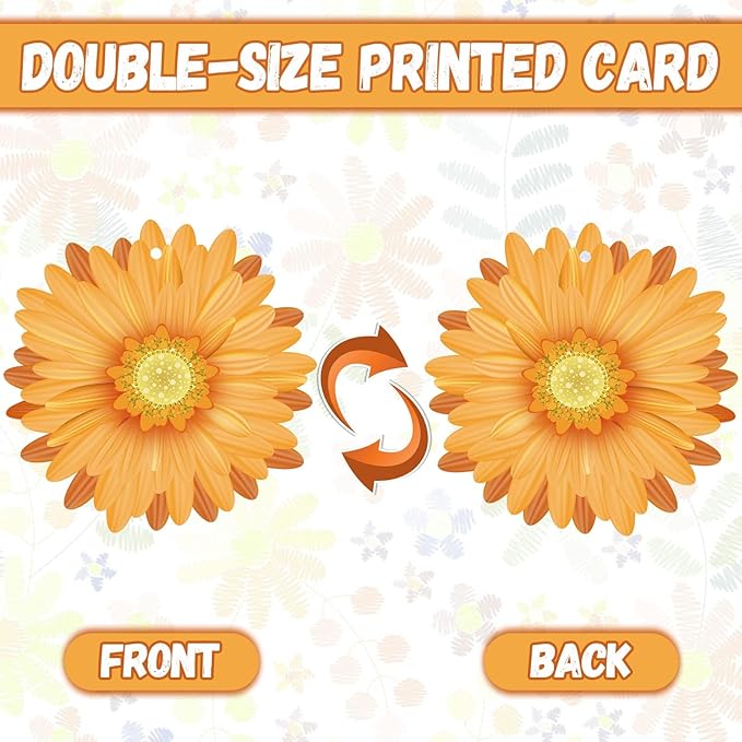 Kit Decoración Fiesta Primavera Flores Mariposas Luces LED 3 miniatura 6