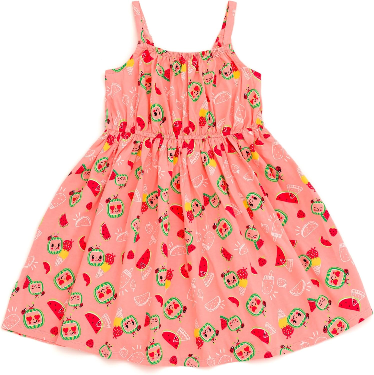 CoComelon Square Neck Cami Dress Infant to Little Kid Sizes (12 Months - 5)