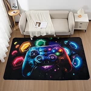 Amazon.com: NTBED Galaxy Game Console Area Rug for Bedroom Sofa ...