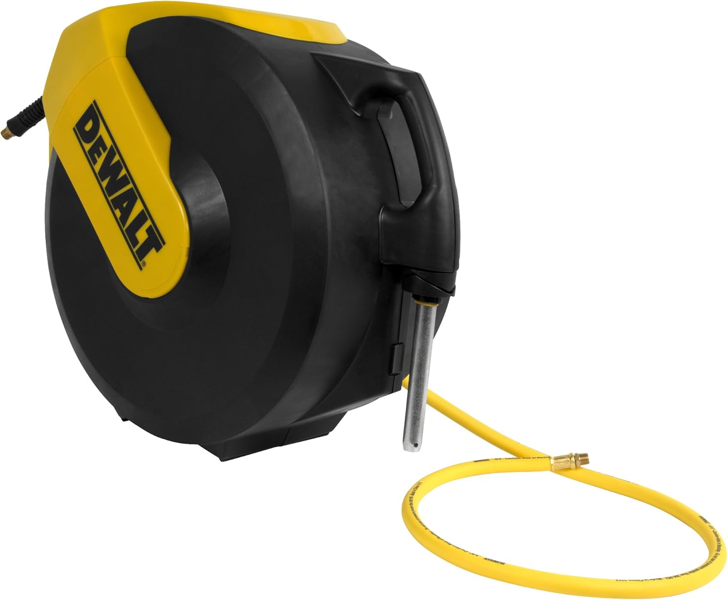 Exclusive DEWALT DXCM024-0345 Hose Reel Automatic Retraction Enclosed Air Hose Reel