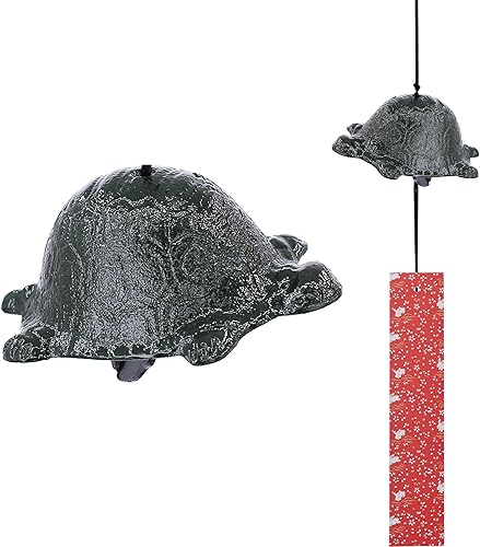 Carillón de viento japonés de hierro fundido para exteriores, adorno para jardín, patio y balcón, decoración de campana de viento de metal colgante,