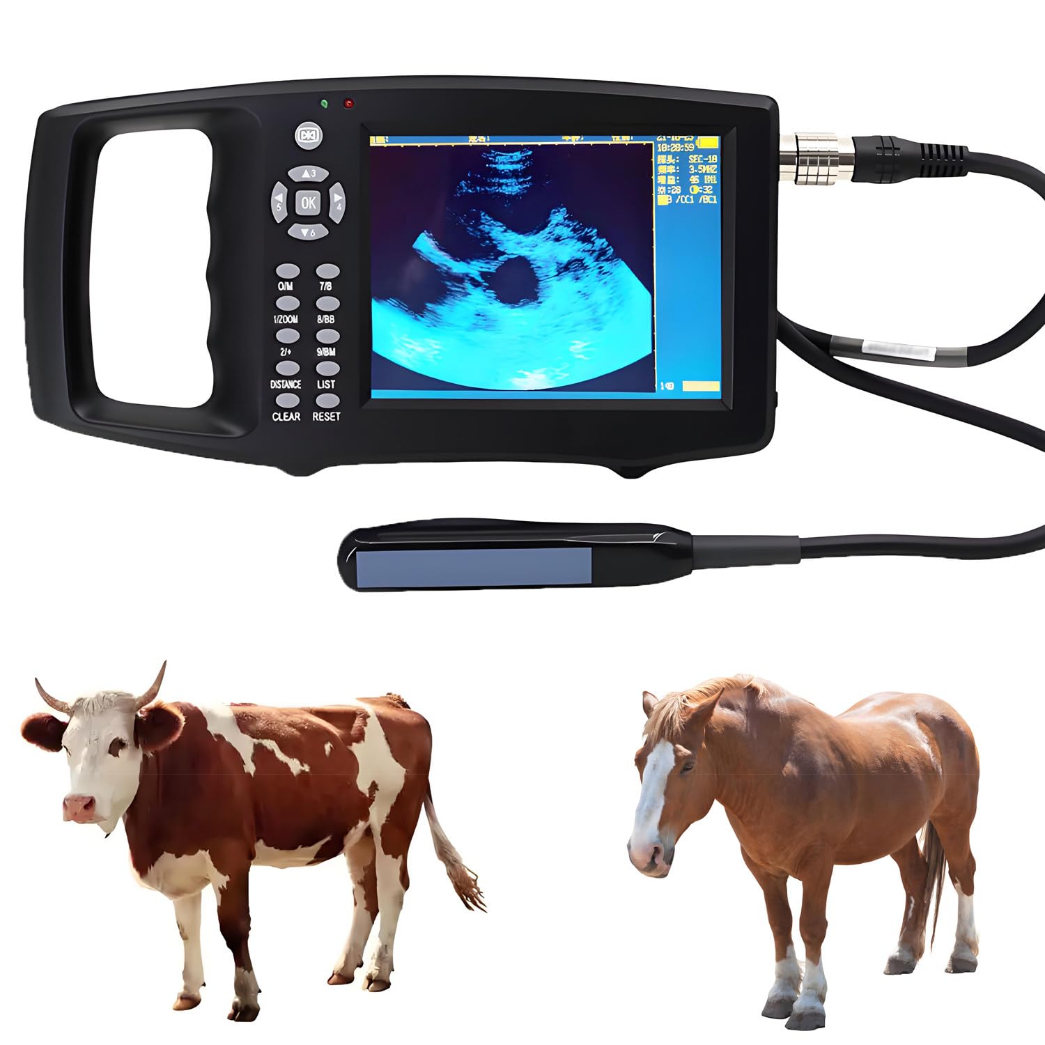 Kit Scanner Controllo Gravidanza Veterinario Portatile A3