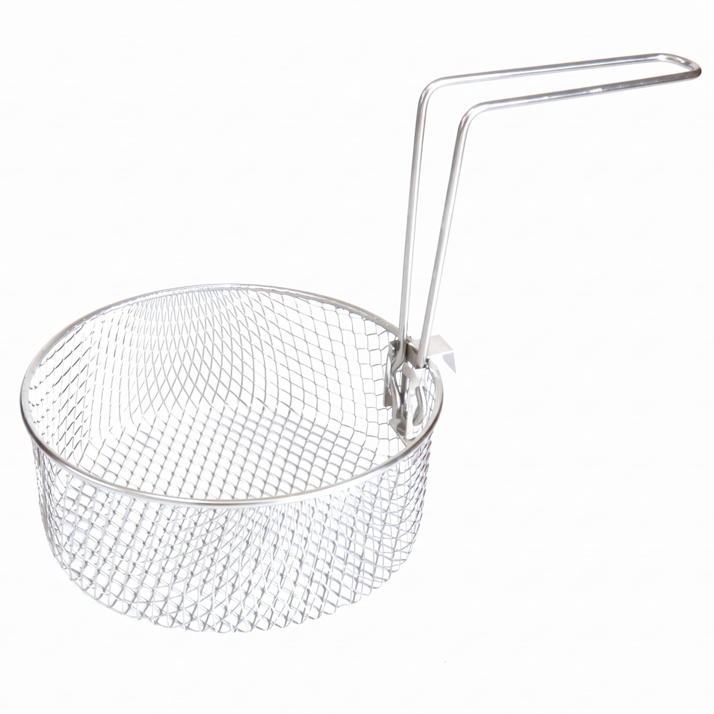 Xoeryoy Fryer Basket, 2l Silver Mesh Frying Basket For Pot With Handle For Home & Commercial Cooking