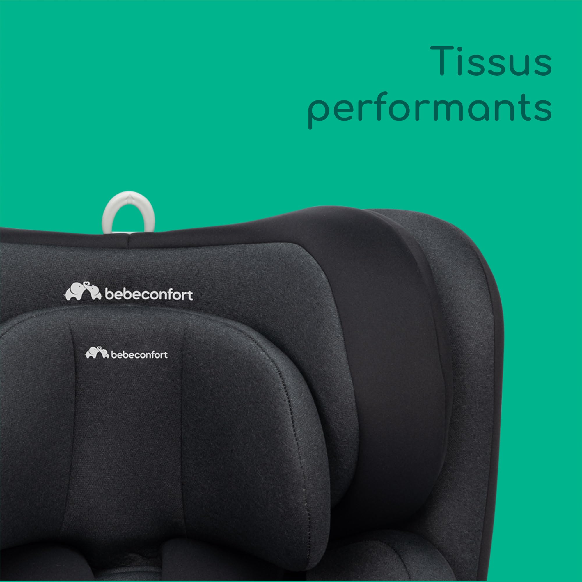 Bebeconfort EvolveFix i-Size Siège Auto 360 ISOFIX 0-12 Ans 40-150cm Noir Teinté