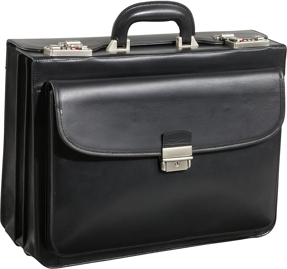 Attache Leather Executive Brief (#2891-02) (Black)