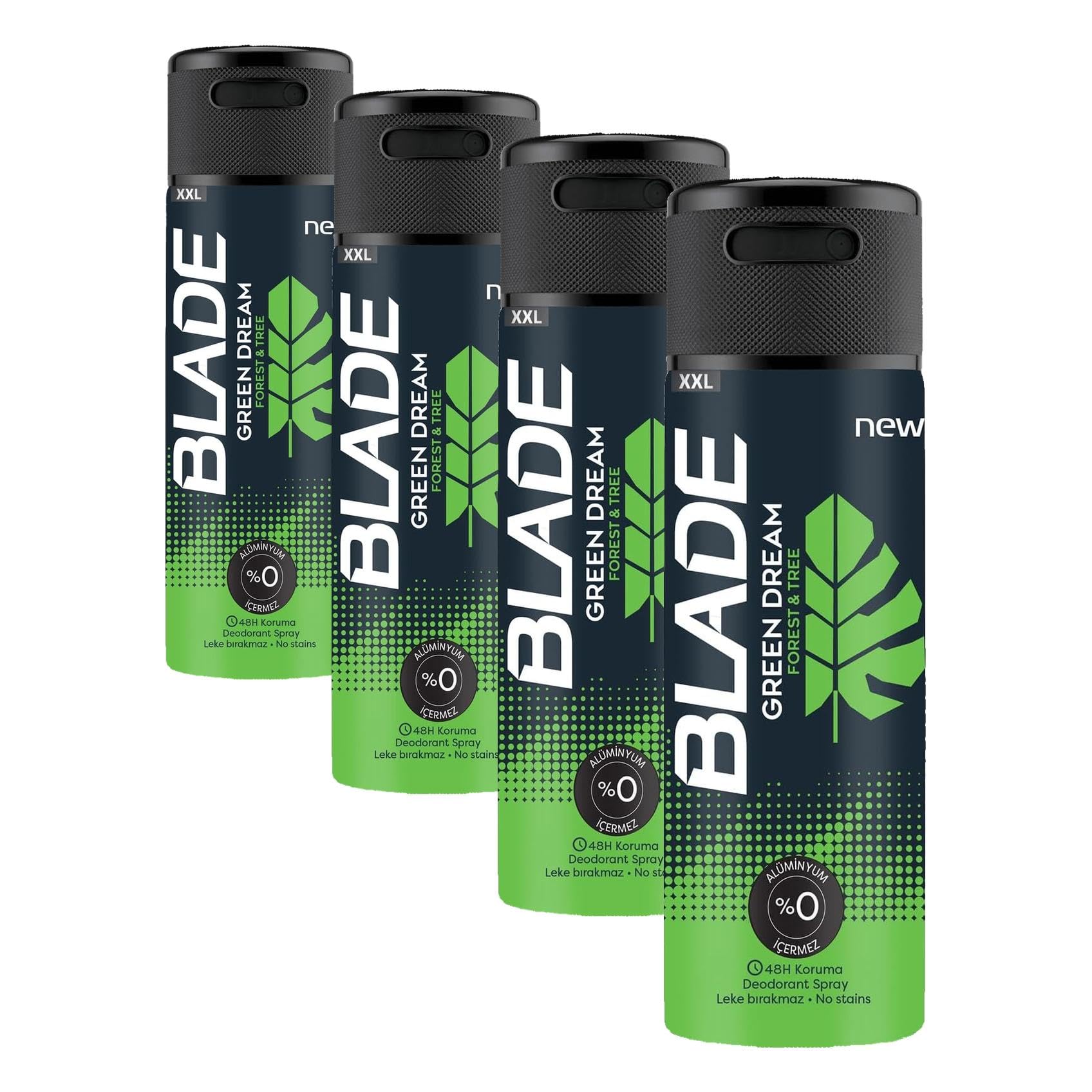 Blade Green Dream Deodorant 200 ML (4 paketi)